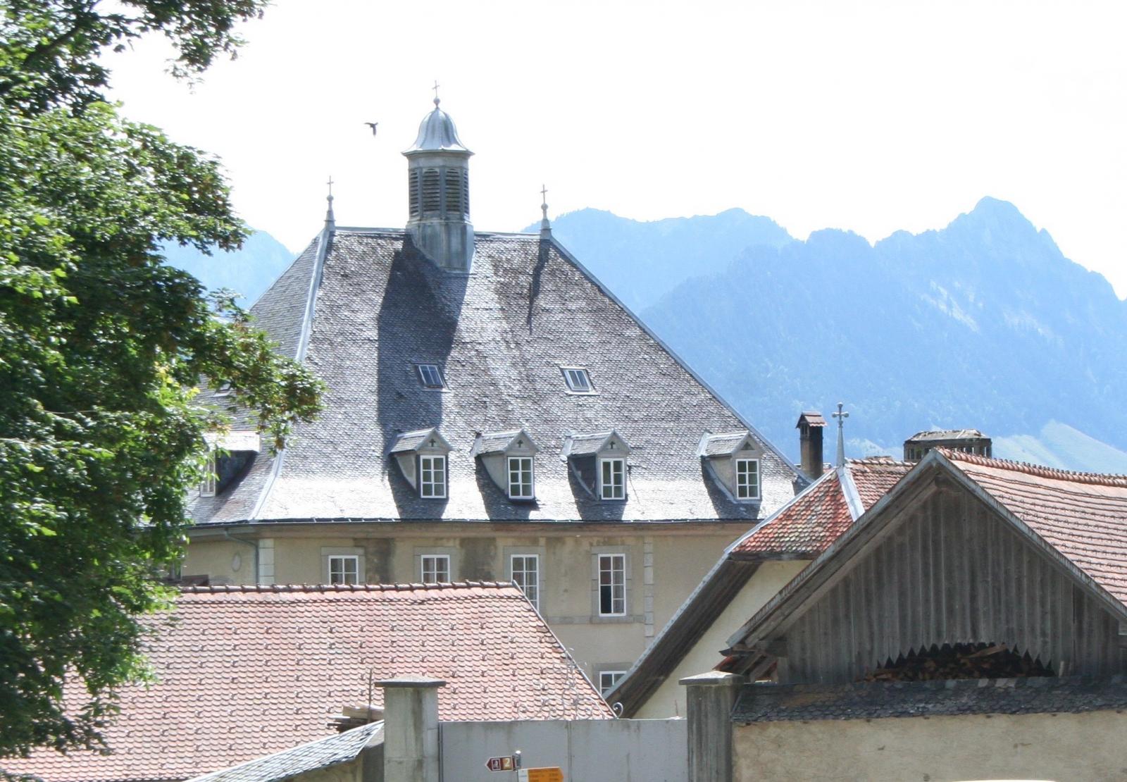 Vue de la Chartreuse de la Valsainte (photo A. Pasquier)