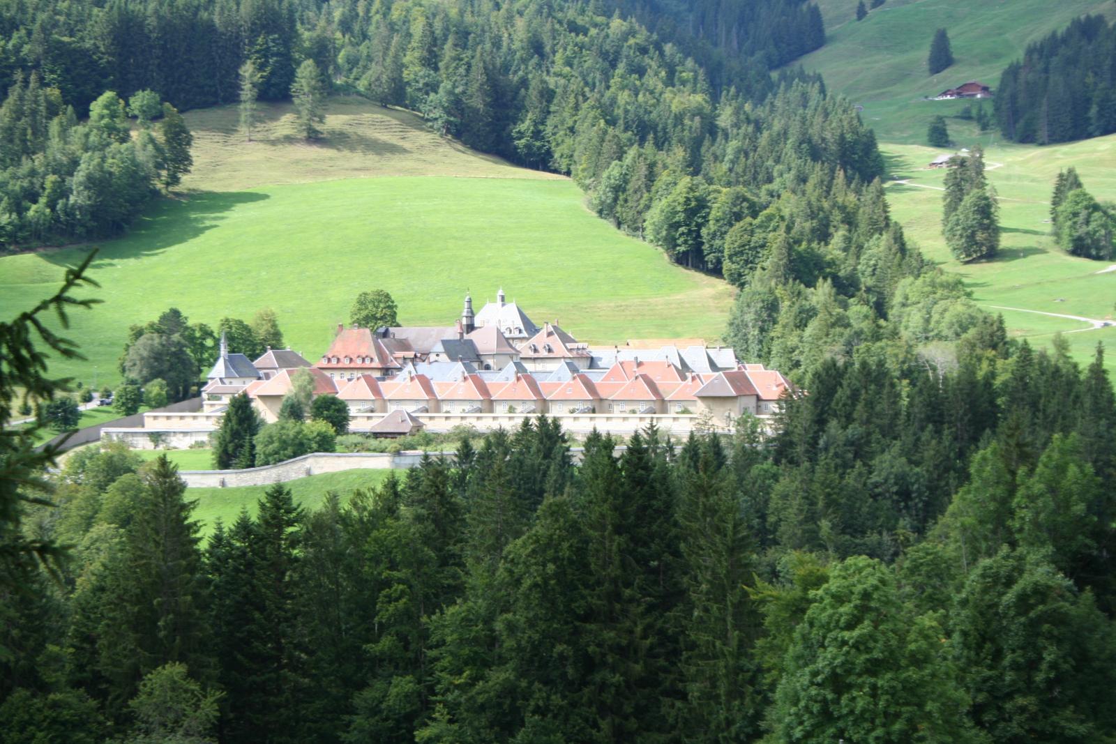 Vue de la Chartreuse de la Valsainte (photo A. Pasquier)